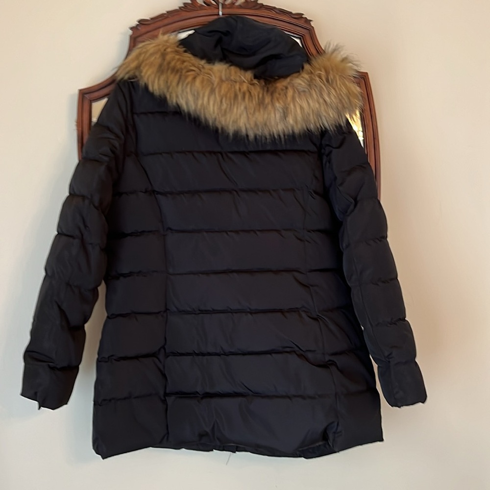 INC Faux-Fur Trim Hooded Puffer Coat, Created for Macy's size XL in EUC - Picture 3 of 9